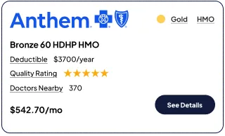 Example health insurance card